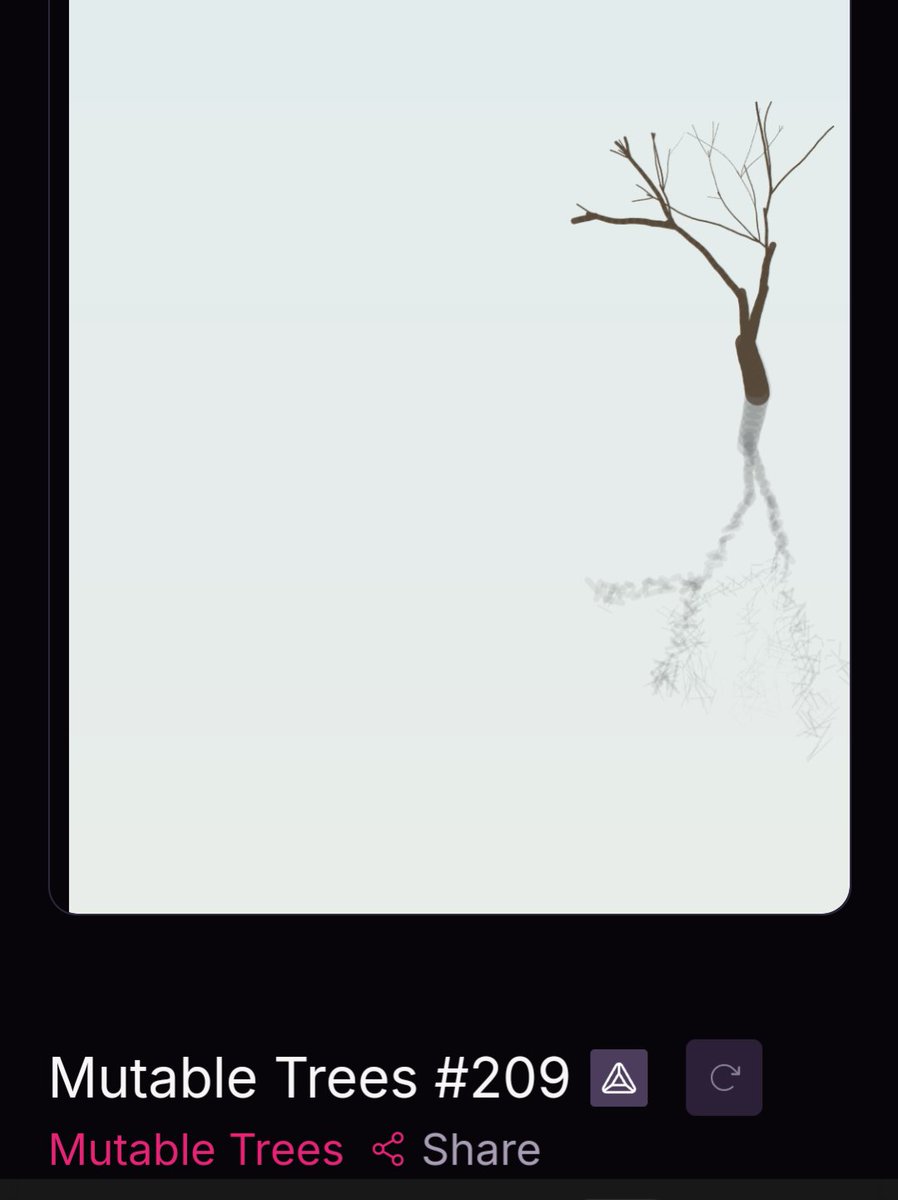 SatsFactions's tweet image. I'm infatuated with my @mutabletrees. Block by block this art transforms and recaptures my attention. Bitcoin brilliance!