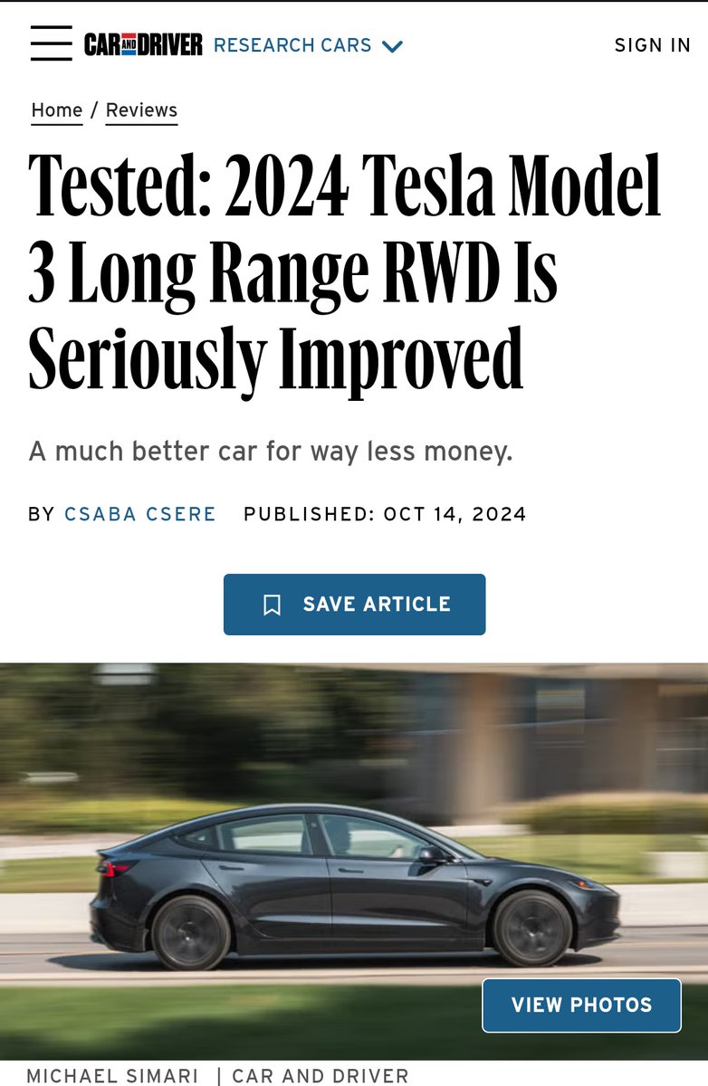 This vehicle is available to lease in the U.S. for $299/month.

tesla.com/model3