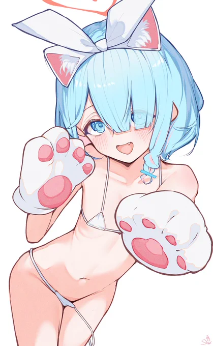 アロナ(ねこ)#ブルアカ 