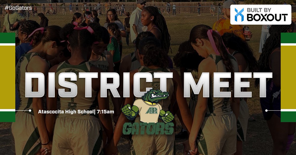bosquezandrew's tweet photo. Countdown to district has begun!! We have 2 more days until we race at Atascocita HS!! 🐊⚡️@ARLadyGators @HumbleISD_Ath @ARMSAthletics @HumbleISD_ARMS https://t.co/LcYWciXYgY