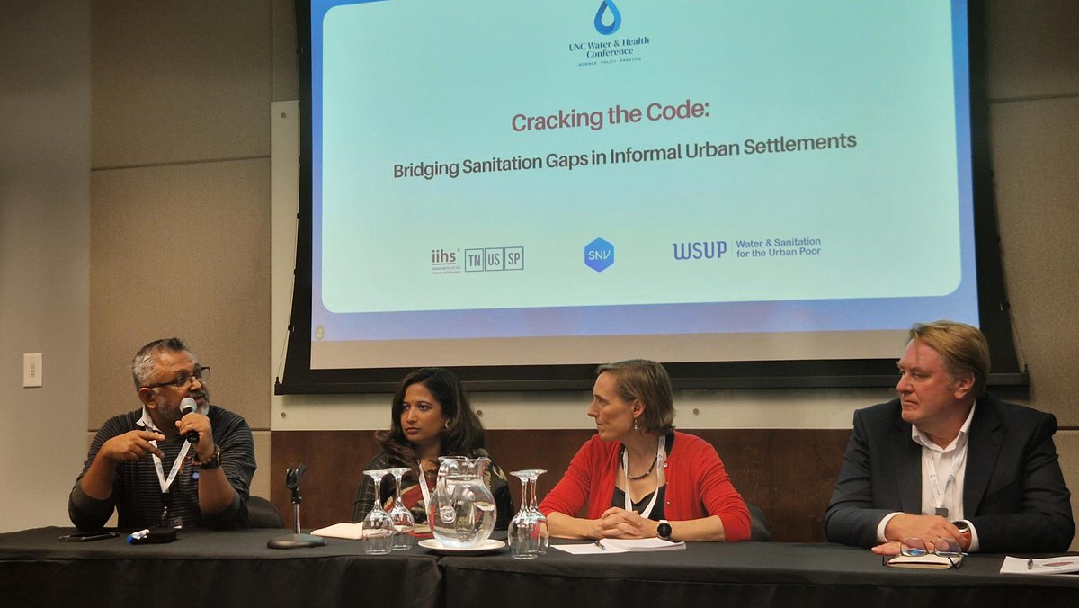 Progressing the sanitation conditions of informal urban settlements face several barriers. In Bangladesh, Rajeev emphasised community ownership &amp; public authority commitment as key enablers for maintaining and sustaining the hygienic use of communal facilities. #uncwaterandhealth