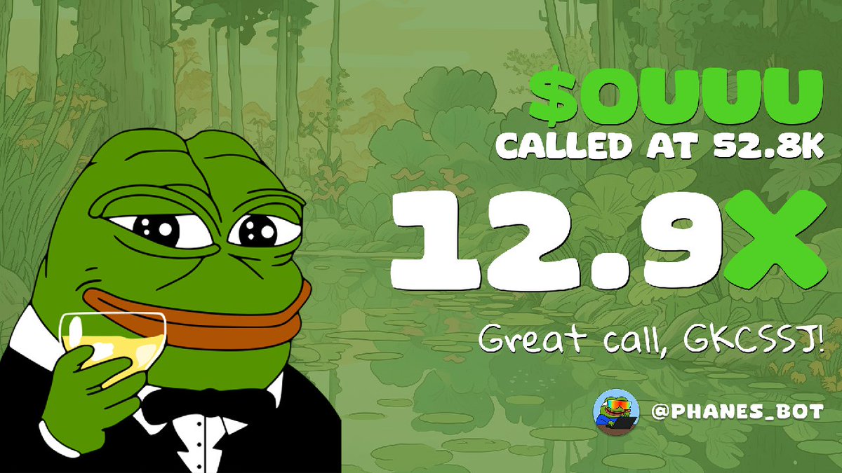 Goku_alphacalls's tweet image. $OUUU Hit 682K

1️⃣2️⃣.9️⃣x from call 🔥🔥

4GULMPKBJLruChBZWksZzukAg1AjSCmCTMn9ny2Xpump

#OUUU #Sol #Solana

x.com/Goku_alphacall…