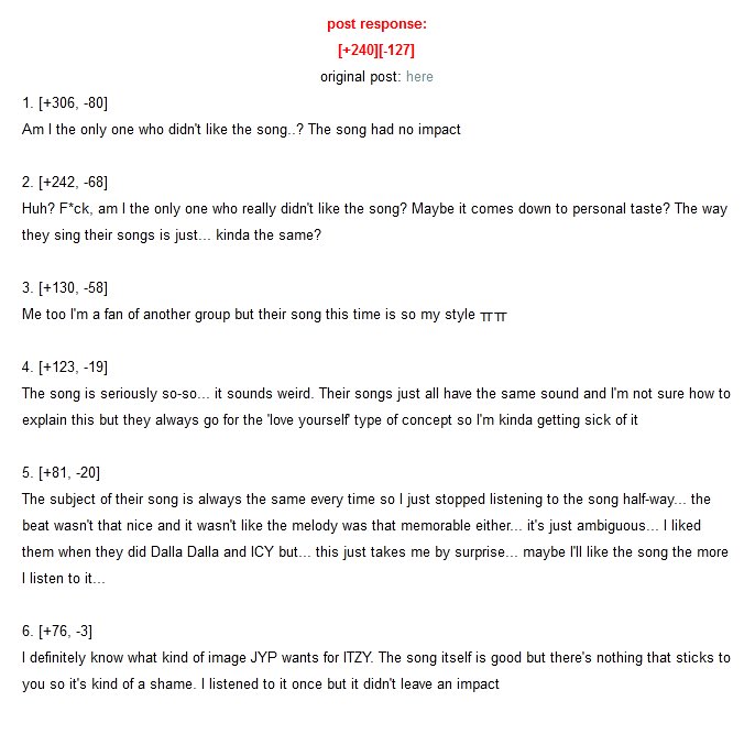 mind you these were the reactions for wannabe 😭 we honestly shouldn’t care at all