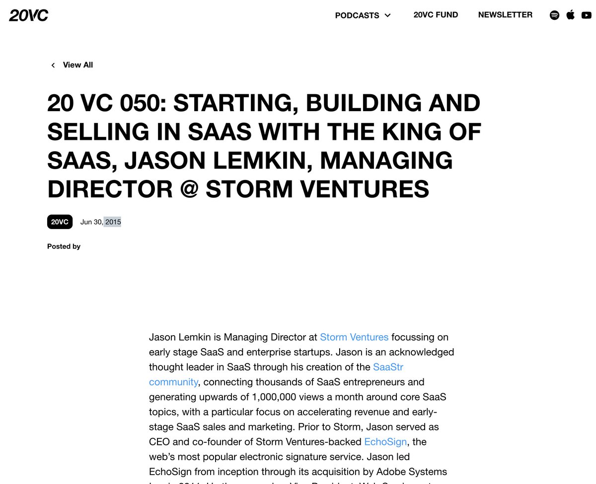 Jason ✨👾SaaStr.Ai✨ Lemkin tweet media