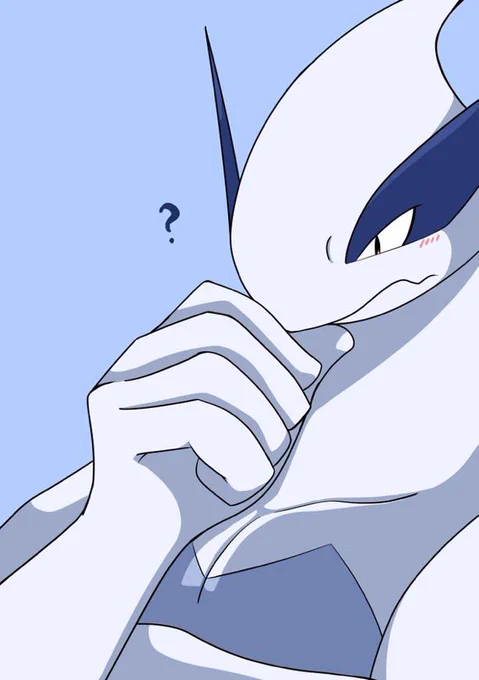 Illustrations of Lugia from one year ago