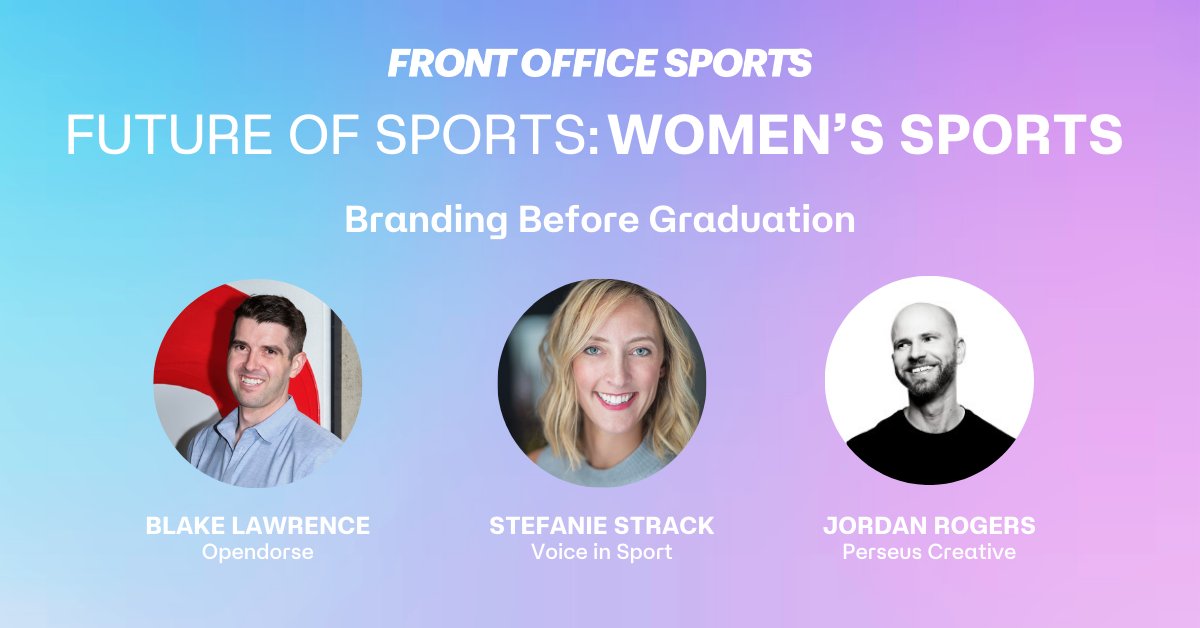 Going to be sharing a bunch of data about NIL, revenue-sharing and the future of women's college sports tomorrow -- join me:

<a href="/FOS/">Front Office Sports</a> Future of Sports: Women's Sports
October 16, 2024
1:05PM ET

Register:
frontofficesports.com/event/future-o…