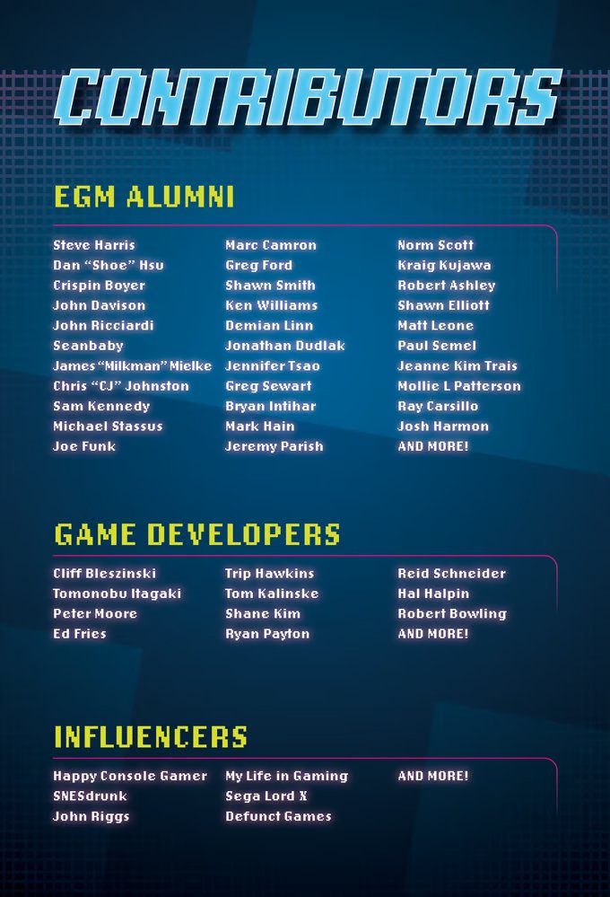 The Electronic Gaming Monthly Compendium available on Kickstarter buff.ly/3Y4hO01 

"The Compendium charts the development of the most noteworthy games, franchises, cultural shifts, and industry trends from throughout EGM’s quarter-century of publication."