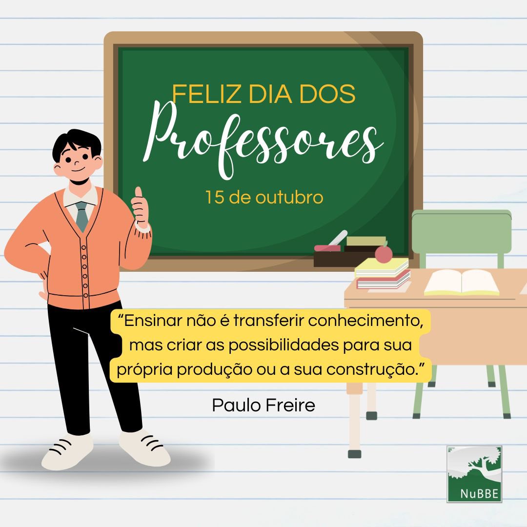 NuBBE_unesp's tweet image. 🎓O NuBBE deseja um feliz dia dos professores para todos, em especial aos professores que fazem parte do NuBBE. 👨‍🏫🧑‍🏫👩‍🏫

#NuBBE #Educação #DiadosProfessores