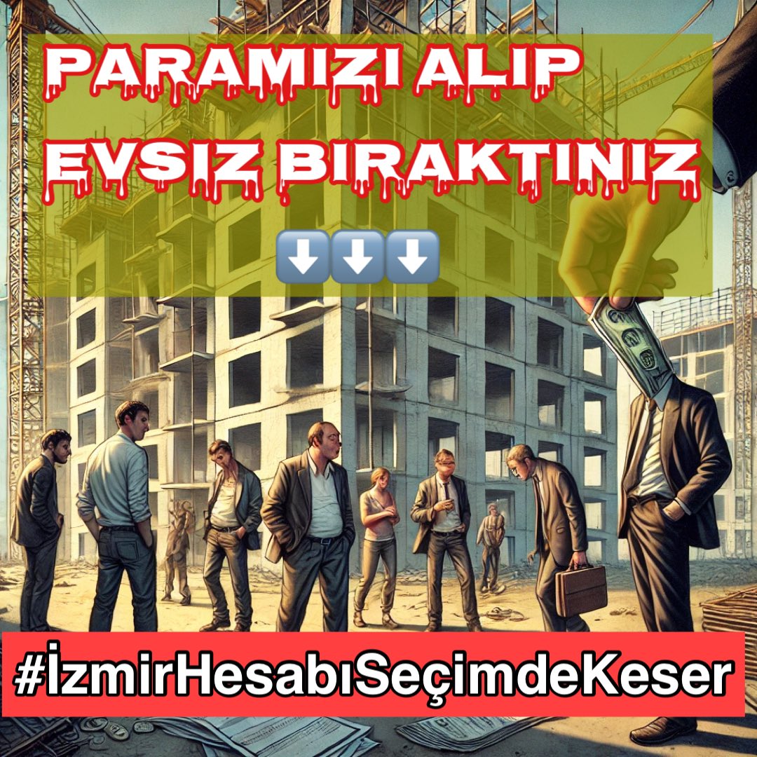 IzKoMa35's tweet photo. İzmir B.Şehir Belediyesi kentsel dönüşüm projelerinde binlerce insanı mağdur etti,
mağdurlara ses olun.

@fatihportakal @selcukktepeli
 
Sesimizi duyun 
@eczozgurozel @drcemiltugay 

#İzmirHesabıSeçimdeKeser
#DahaNeOlsun
#savunmasızkaldım https://t.co/qrz9JGLV75