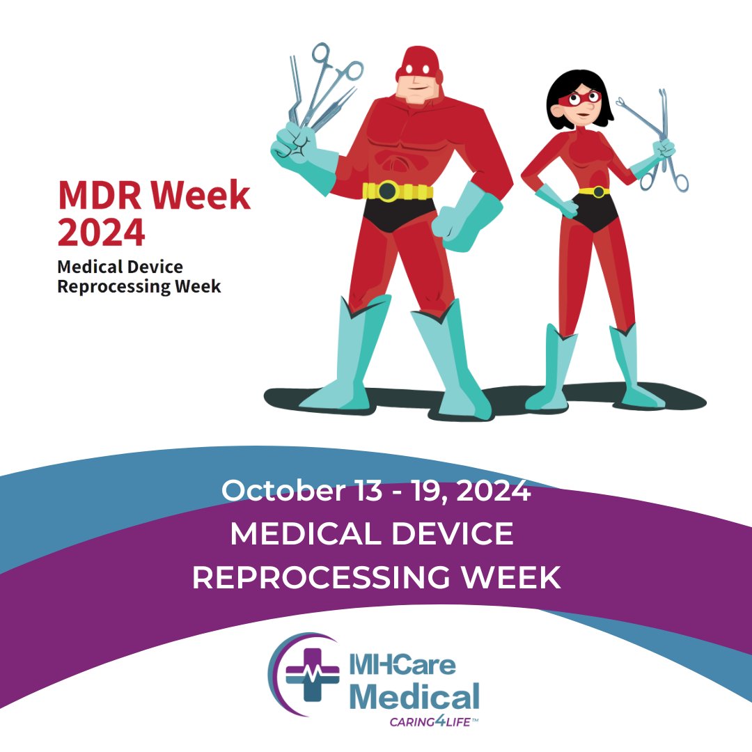 Did you know that some medical professionals are celebrating Medical Device Reprocessing Week? Learn more: camdr.ca

#CAMDR2024 #caring4life #caringforcommunities #mhcaremedical #yeg #edmonton #alberta #canada