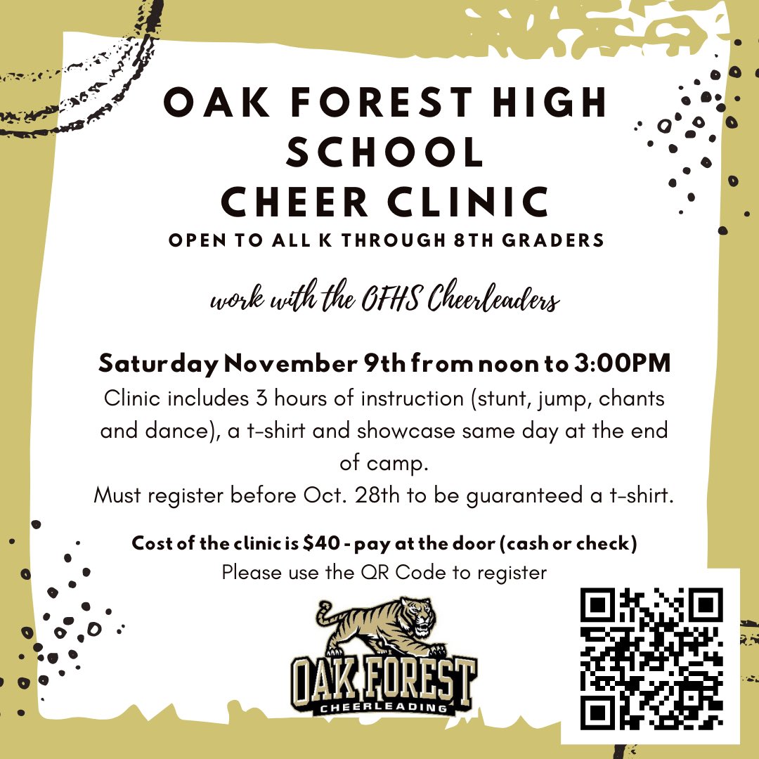 Oak Forest Cheer tweet media
