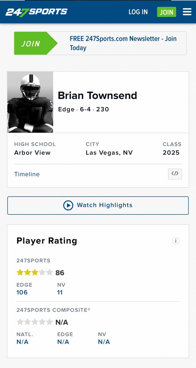 Brian “Chef” Townsend (@the_kid_bt) on Twitter photo Blessed to be ranked a 3 ⭐️ by <a href="/247Sports/">247Sports</a> 🙏 <a href="/PrepRedzoneNV/">Prep Redzone Nevada</a> <a href="/BlairAngulo/">Blair Angulo</a> <a href="/BrandonHuffman/">Brandon Huffman</a> <a href="/GregBiggins/">Greg Biggins</a> <a href="/iamcoachMB/">Coach Marlon Barnett 🏴☠️</a> #usvsus Blessed to be ranked a 3 ⭐️ by <a href="/247Sports/">247Sports</a> 🙏 <a href="/PrepRedzoneNV/">Prep Redzone Nevada</a> <a href="/BlairAngulo/">Blair Angulo</a> <a href="/BrandonHuffman/">Brandon Huffman</a> <a href="/GregBiggins/">Greg Biggins</a> <a href="/iamcoachMB/">Coach Marlon Barnett 🏴☠️</a> #usvsus