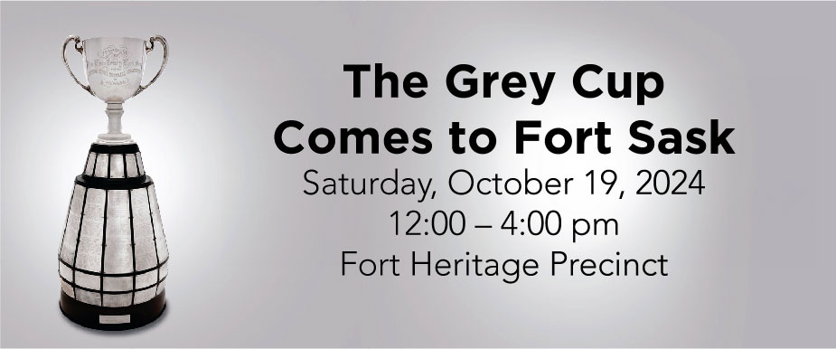 The Grey Cup Comes to Fort Sask!
🗓️ Oct 19, 2024, 12-4 PM
📍 Fort Heritage Precinct
🎟️ Free Admission

Meet the RCMP, enjoy a Police Dog Demo, see the Elks Cheer Team, &amp; snap a pic with the Grey Cup!

More info: ow.ly/CMz850TLQ5u

#GreyCup #FortSask