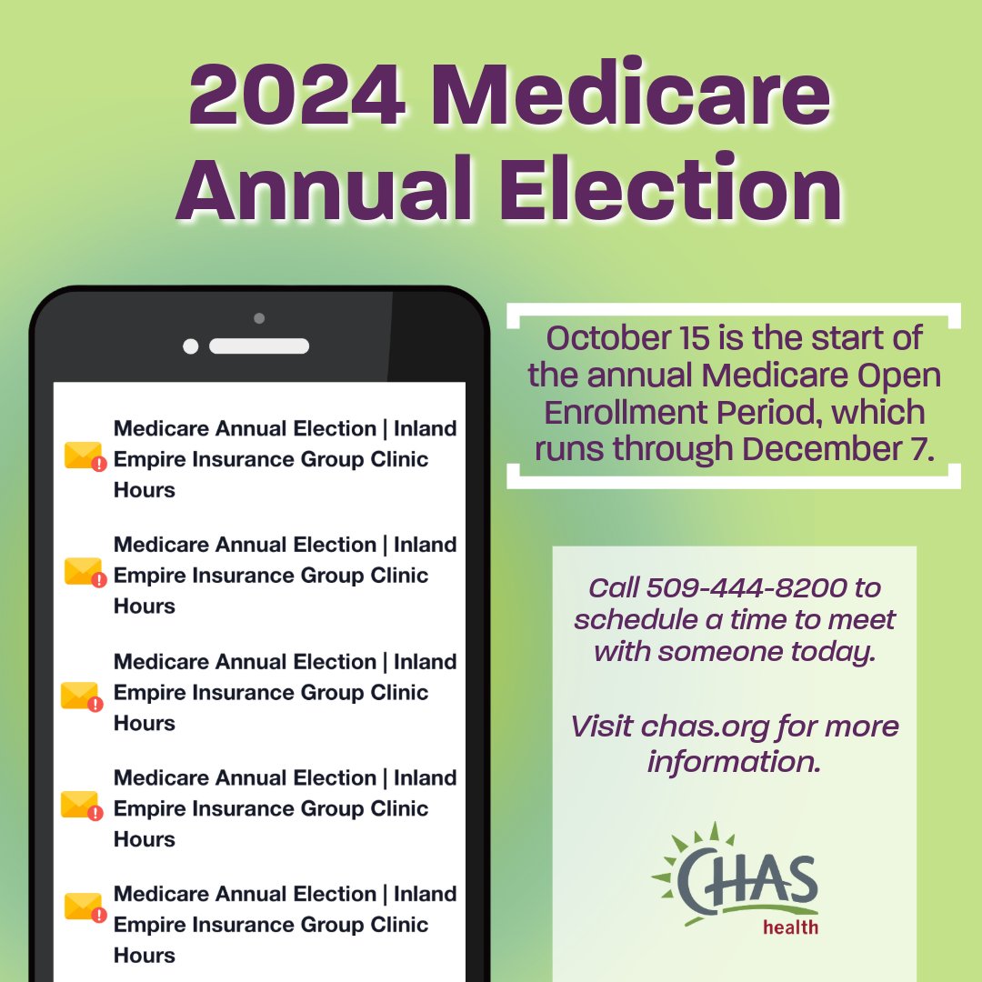 The #MedicareAnnualElectionPeriod is here! 
🗓️ From October 15th to December 7th, get all the information you need and have your questions answered by a licensed expert.✨