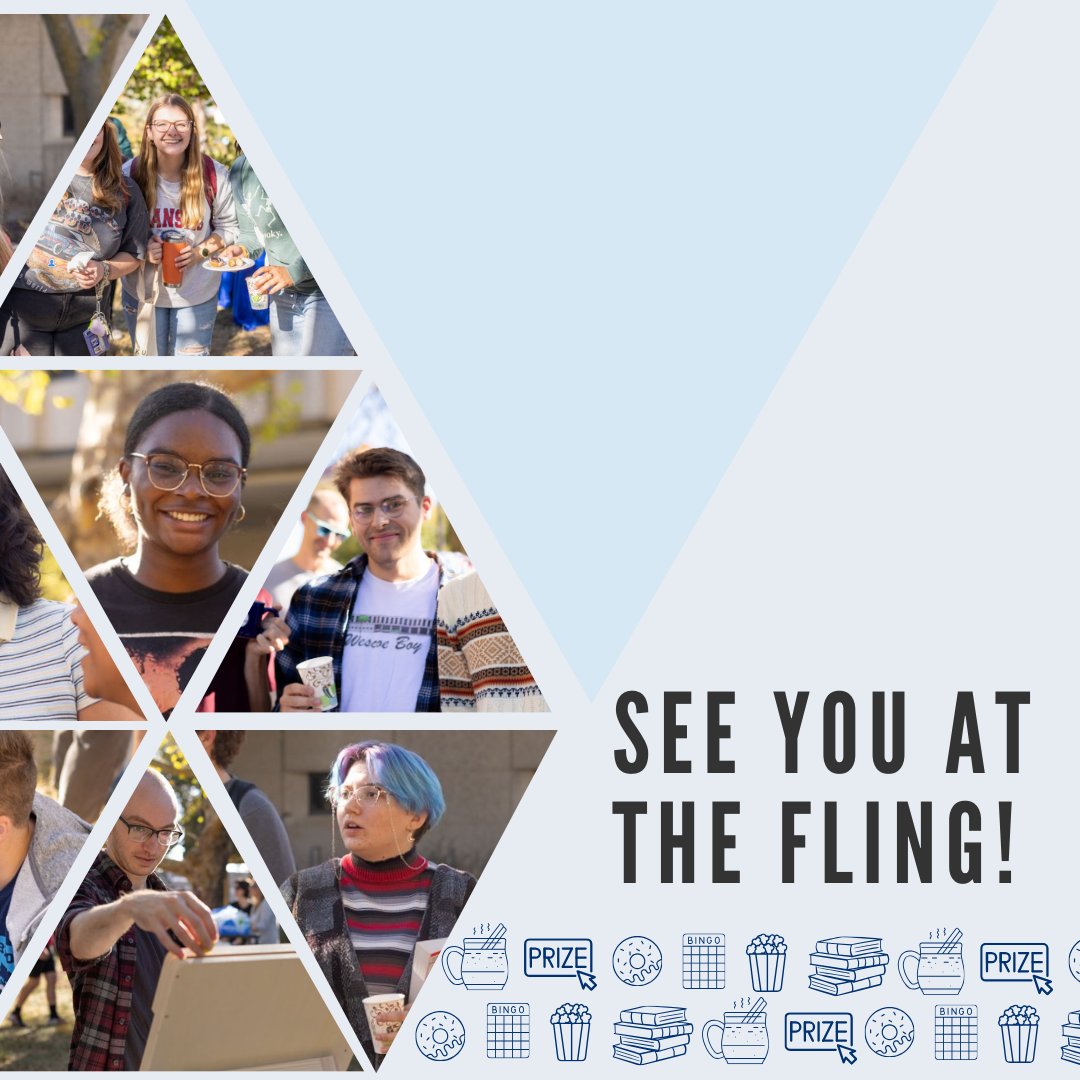 Fall Fling is next Tuesday!🍁💫

Join KU History next Tues., October 22nd, from 3:15 PM to 5:00 PM for our 4th annual Fall Fling. We invite you to gather on the Wescoe Green (located right behind the old KU Info Booth!) for an afternoon filled with history, fun, and camaraderie!