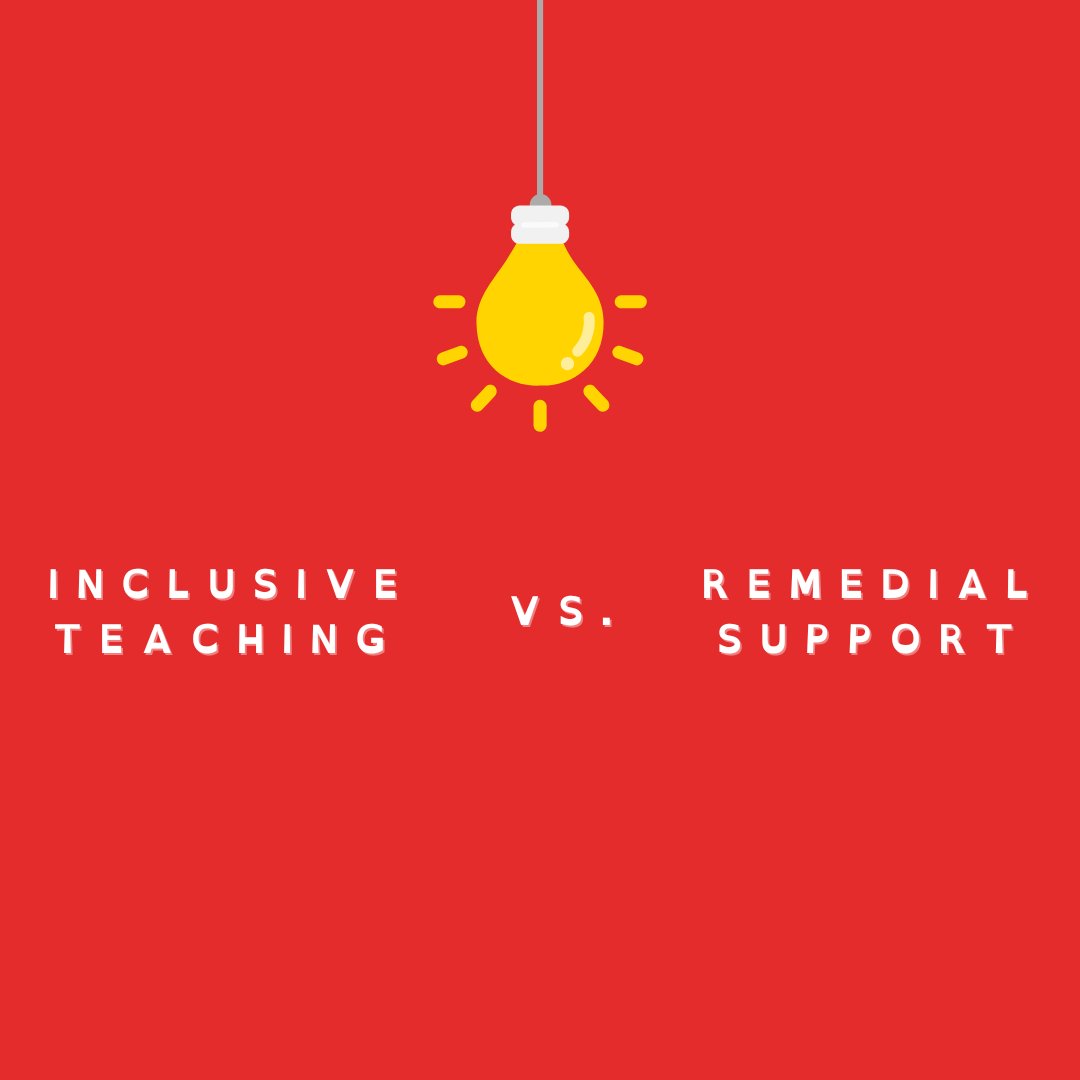 ChangeInkk's tweet image. Children with SLDs need both #InclusiveTeaching and #RemedialSupport to thrive in school

What’s the difference?
▶️ Inclusive Teaching adapts classroom strategies for diverse learners.
▶️ Remedial Support, led by special educators, builds core skills like #cognitivedevelopment