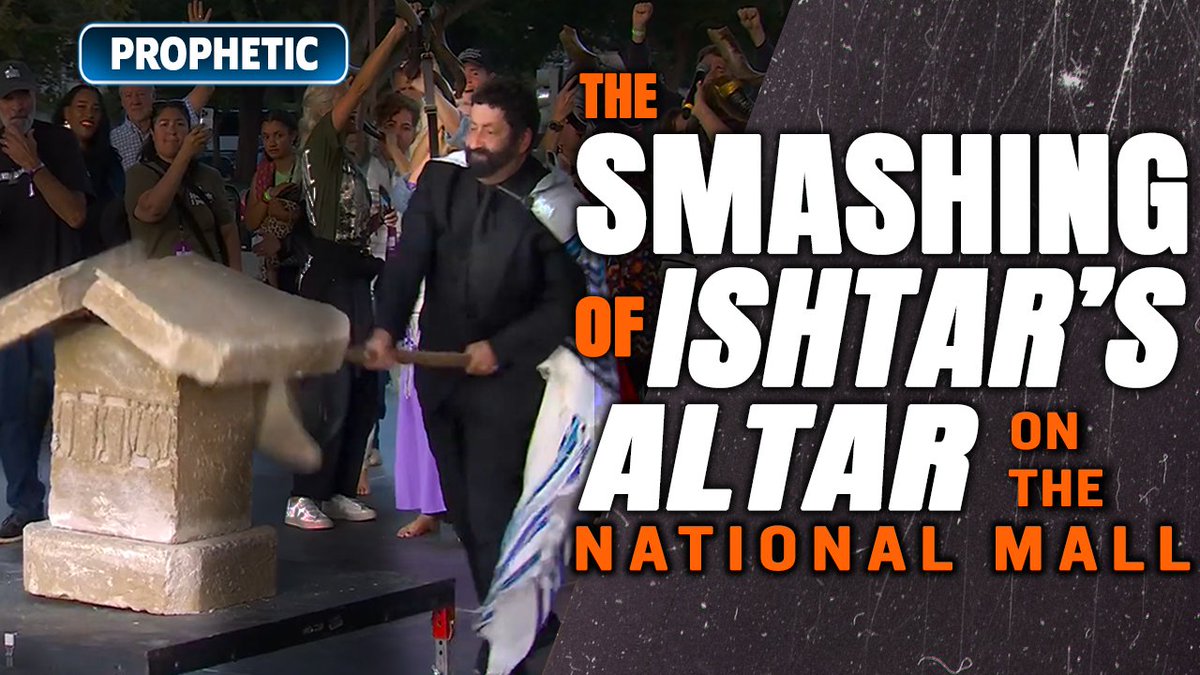 Jonathan_Cahn's tweet image. Breaking of the Altar of Ishtar, the goddess of immorality and destruction on the National Mall in Washington, D.C., in front of the U.S. Capital building
👉  To watch the full video click here - youtu.be/Va3Eettn2hE

#jonathancahn #thereturnofthegods #prophetic