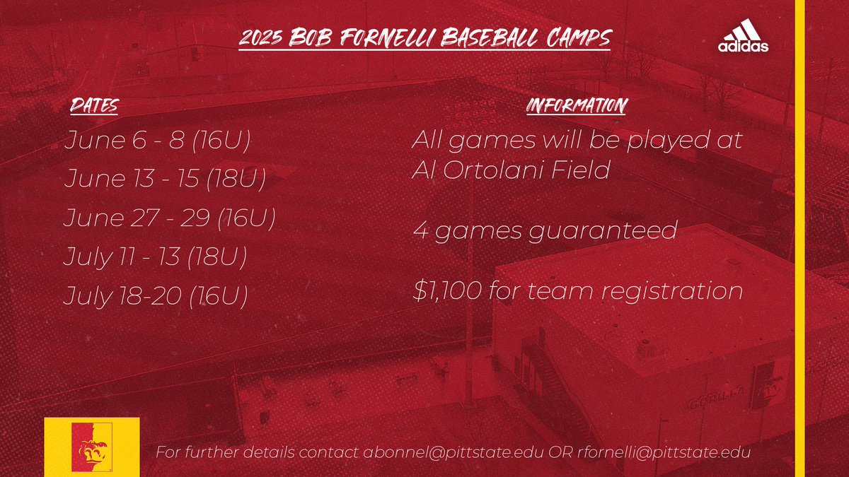 Tournament dates for the summer of 2025! Contact Coach Fornelli or Coach Bonnel for spots!