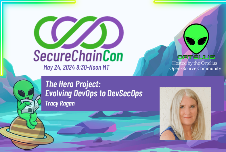 OrteliusOs's tweet photo. Have you ever thought about how to update thousands of CI/CD workflows with new security tooling? Tracy Ragan has. Learn about the Hero project and one way to solve the problem with Ortelius and @CDEvents.  @continuous https://t.co/Y0R9uoZt4S https://t.co/yFZ16zNyvJ