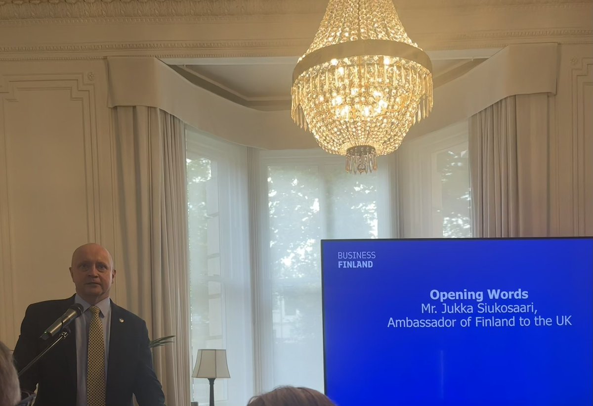 RcjWang's tweet photo. Brilliant UK-Finland Digital Health Conference by @finlandinuk @BusinessFinland w @DrTonyYoung today, great lineup of Finnish healthtech startups with innovation & best practices applicable for UK’s NHS, plus insights into how #Findata amasses/integrates health data effectively https://t.co/OXB5k9Lr48