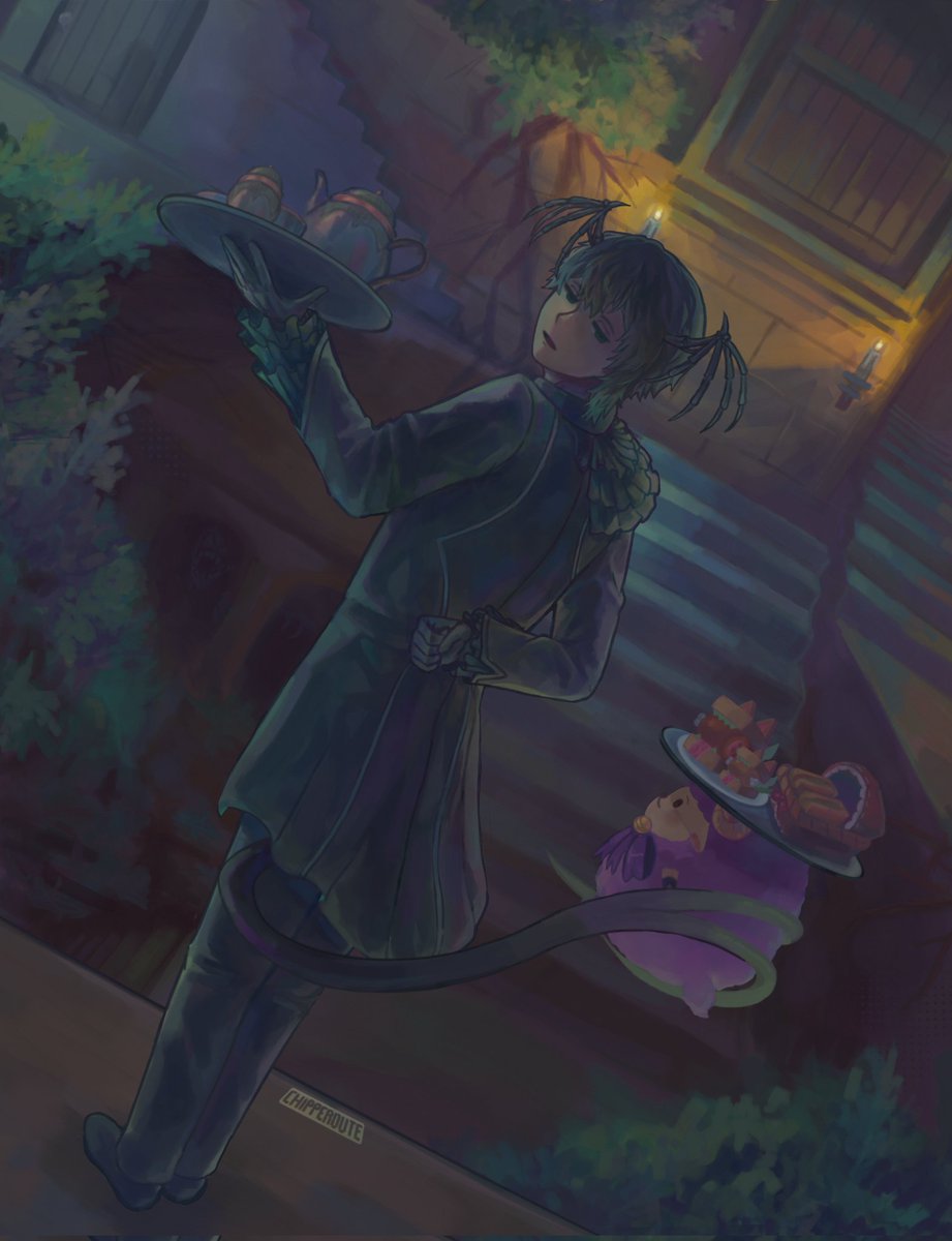 Chipperroute's tweet image. Demon Lord's Castle
#obeyme #obeymefanart #obeymediavolo #obeymebarbatos