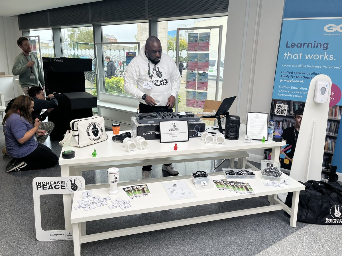 Great to be part of Gloucestershire College’s freshers fair today. We met some lovely students and staff today and it was great to be able to spread the word about the charity and the monthly half marathon challenge. 
Big thanks to Lisa from GlosCol for inviting us in again