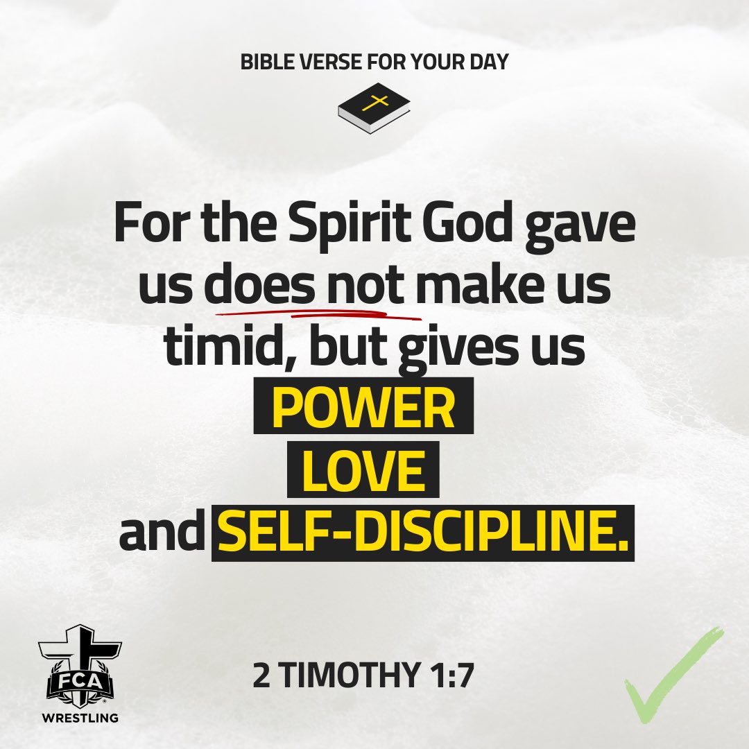 | VERSE OF THE DAY |

#FCAWRESTLING #WRESTLING