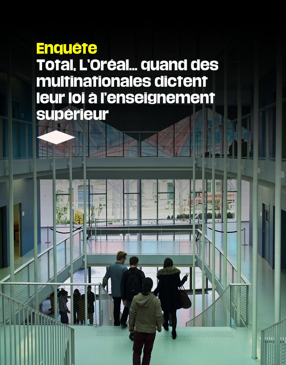 🔴 @Libe s’est procuré des contrats de mécénat liant entreprises et universités : clause de non-dénigrement, possibilité pour les grands groupes d’influer sur le choix des conférences… Une association lance un appel à la transparence.

🔎 Notre enquête : bit.ly/3Y3tvnL