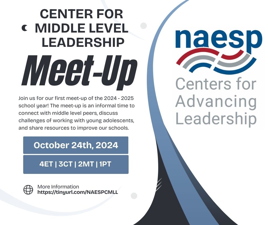 ᴛᴏᴅᴅ (@wmspal) on Twitter photo Calling all middle level leaders! Join NAESP's Center for Middle Level Leadership meet up on October 24th at 4ET/3CT/2MT/1ET. <a href="/NAESP/">National Assoc. of Elementary School Principals</a> <a href="/ForsythKaty/">Katy Kennedy</a> Calling all middle level leaders! Join NAESP's Center for Middle Level Leadership meet up on October 24th at 4ET/3CT/2MT/1ET. <a href="/NAESP/">National Assoc. of Elementary School Principals</a> <a href="/ForsythKaty/">Katy Kennedy</a>