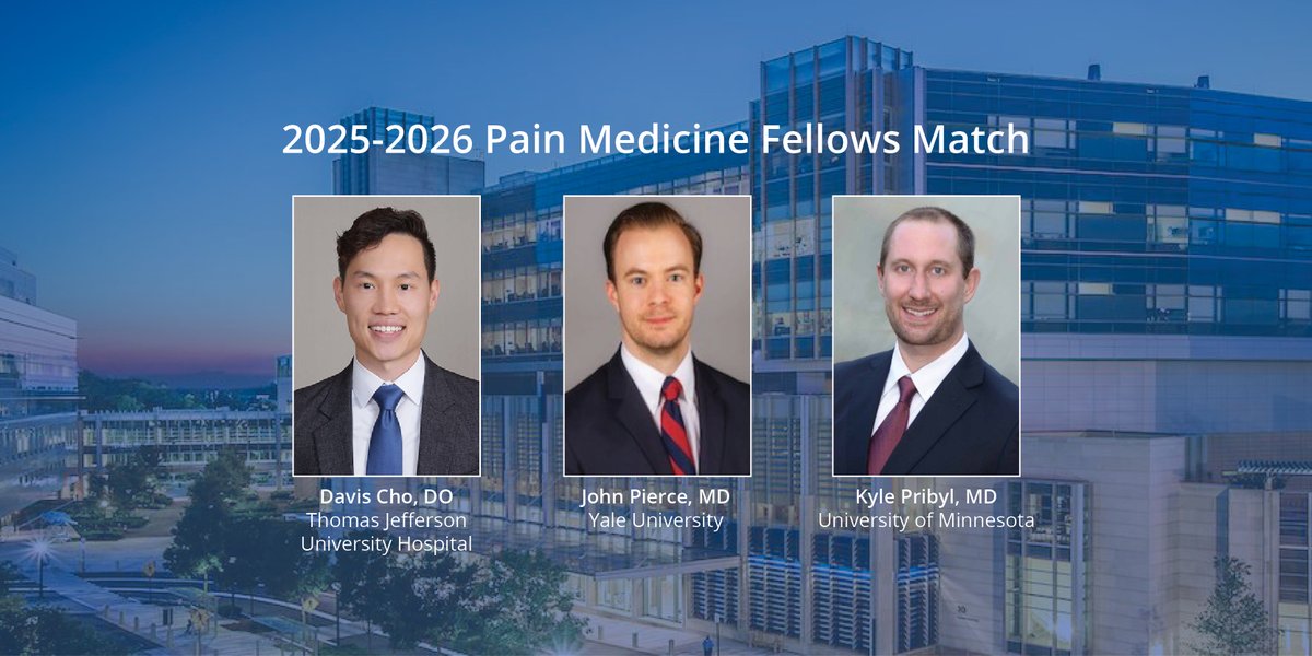 🛡️We're proud to introduce Duke #Anesthesiology's 2025-26 #Pain #Medcine fellows <a href="/DukeAnesFellows/">Duke Anesthesiology Fellows</a>, led by our own <a href="/drpeteryi/">Peter Yi</a>. Welcome to the #DukeFamily! #DukeAnesMatch