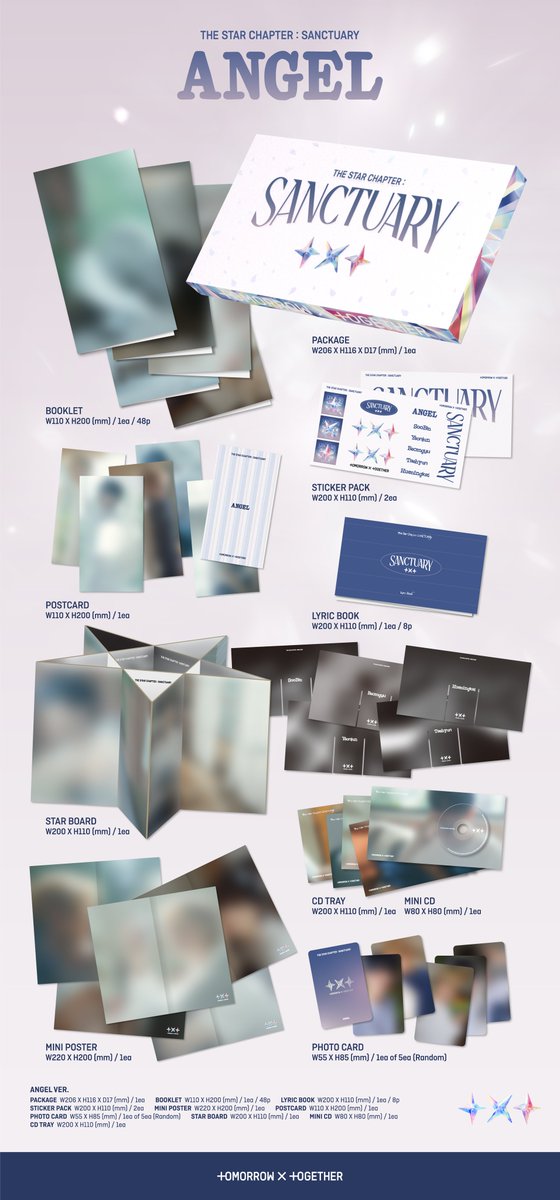 daedaeshop's tweet photo. 🎀 [OPEN PO] - TOMORROW X TOGETHER (TXT) 7th Mini Album “The Star Chapter: Sanctuary” 🎀

🩷 — Standard Edition
💸 355k dp 215k (est. 400gr)

🩷 — Compact Edition (Angel Ver.)
💸 230k dp 145k (est. 100gr)

🩷 — Weverse Album Ver.
💸 210k dp 135k (est. 50gr)

🎁 POB WEVERSE 🎁 https://t.co/n4R5J4lVrS