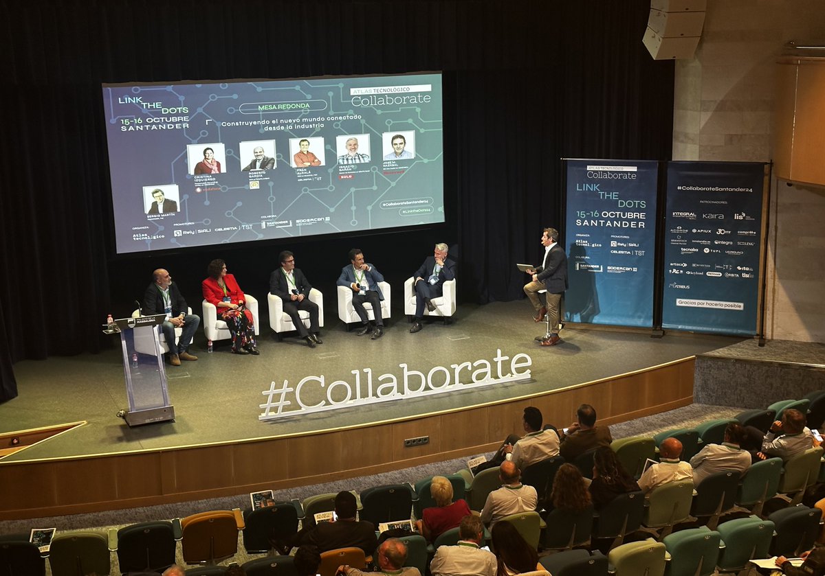 💬La primera conversación ya ha arrancado: “Construyendo el nuevo mundo conectado desde la industria”. <a href="/FranAlcalaG/">Fran Alcalá</a> (<a href="/TSTsistemas/">TST / IoT solutions</a>), Cristina Izquierdo (<a href="/vodafone_es/">Vodafone España</a>), Jose M. Nazabal (<a href="/honeywell/">Honeywell</a>), Ignacio Gañán (<a href="/SuloIberica/">SULO Ibérica</a>) y <a href="/RGarcia_Ambar/">Roberto García</a> (AmbarGrupo) son los protagonistas.