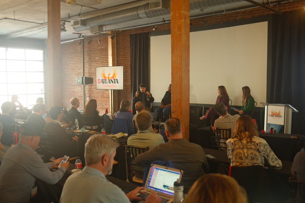 Erik represented Collective Moxie today, alongside Lisa Cunnigham and Denise Santos, at a panel with the International Quorum of Motion Picture Producers. The panel discussed the impact of Black and Latinx communities and Atlanta's influence.
