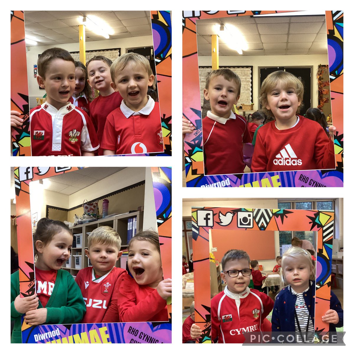 Happy Shwmae Day from everyone in Reception. <a href="/StMarysCIW/">St Mary's Church in Wales Primary School, Brynmawr</a>