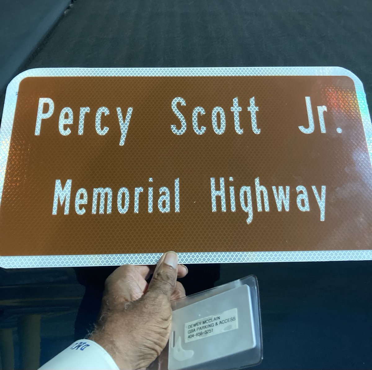 On Saturday dedicated part of Hwy 29 the Percy Scott Jr. Memorial Highway , presented the Resolution to his Wife Mrs.Karen Scott and Monday attended the renaming of Anderson Park for Coach Charles Rambo Park…two great Georgia citizens… RIP …🙏❤️Today headed to vote for Kamala.