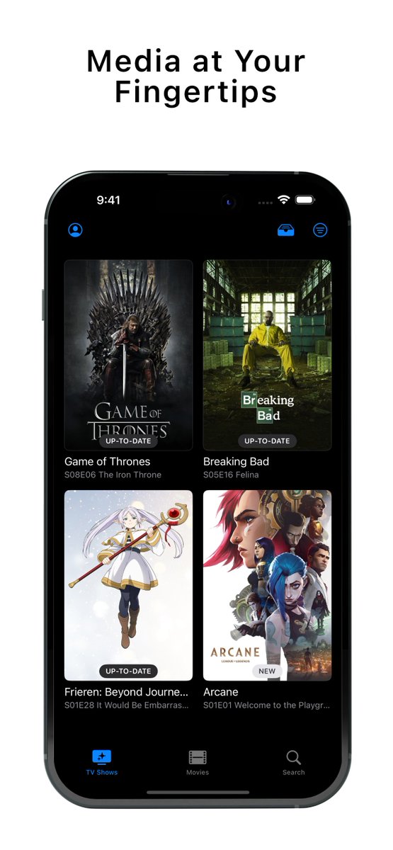 With Epoch, tracking your favorite TV shows &amp; movies is effortless. A simple, intuitive interface that keeps you organized.