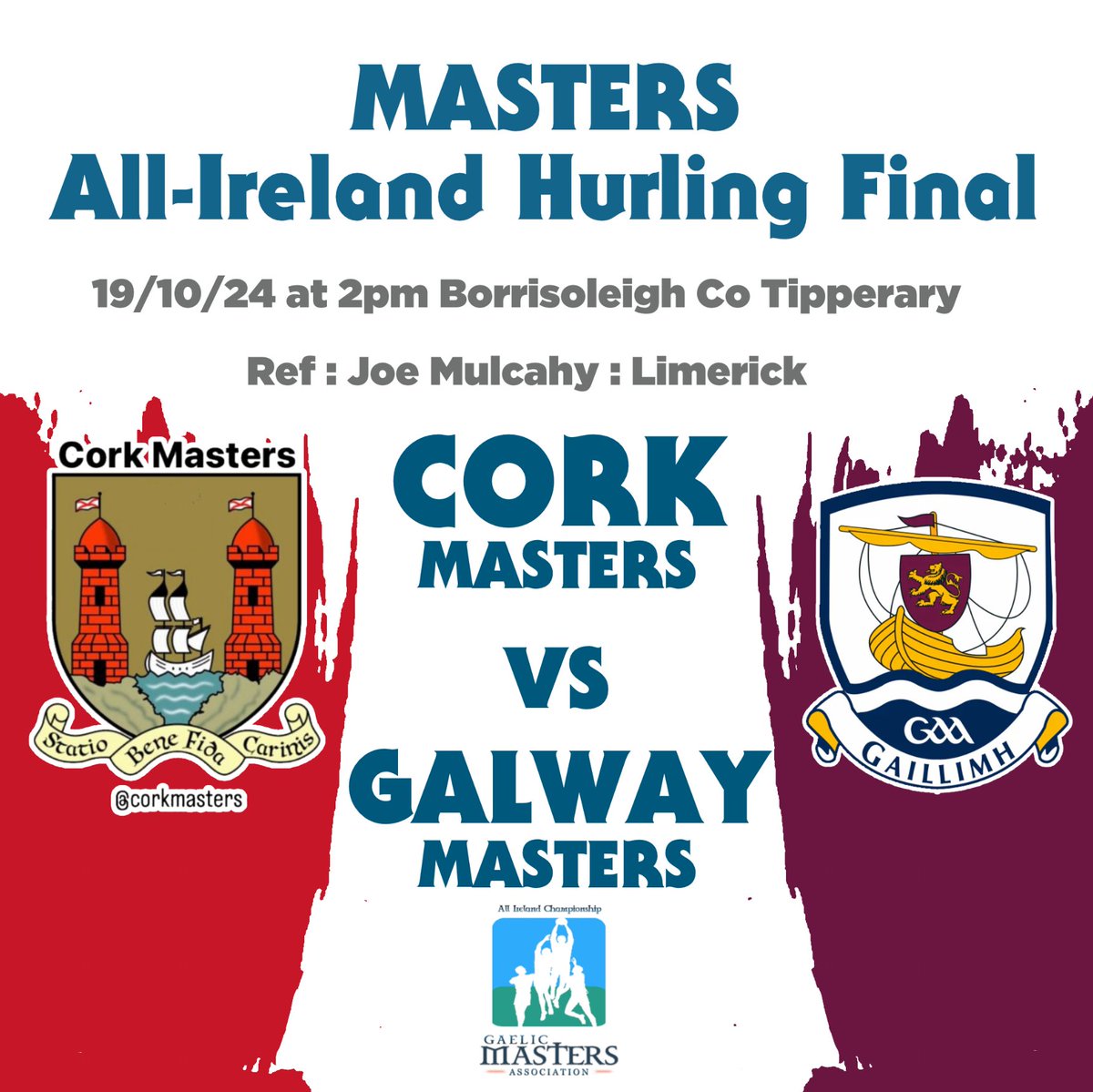 Cork Masters Football (@corkmasters) on Twitter photo Cork will face Galway this Saturday in our first Masters Hurling all Ireland final 🔴
<a href="/stsgroupeurope/">STS Group: Specialist Technical Services</a>
<a href="/eirdata/">Eirdata</a>
<a href="/corkcitycouncil/">Cork City Council</a>
@officialcorkgaa Cork will face Galway this Saturday in our first Masters Hurling all Ireland final 🔴
<a href="/stsgroupeurope/">STS Group: Specialist Technical Services</a>
<a href="/eirdata/">Eirdata</a>
<a href="/corkcitycouncil/">Cork City Council</a>
@officialcorkgaa