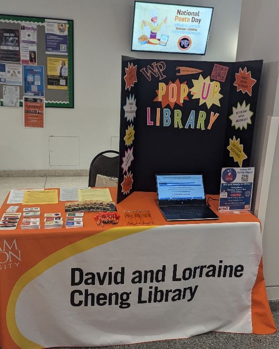 Pop-up library in the UC again by the bookstore, today 10/15 12:30-2pm.
Giveaways and voter registration. Today is the last day to register to vote in the November election!

#WPVotes
#wpunj
#twillyp