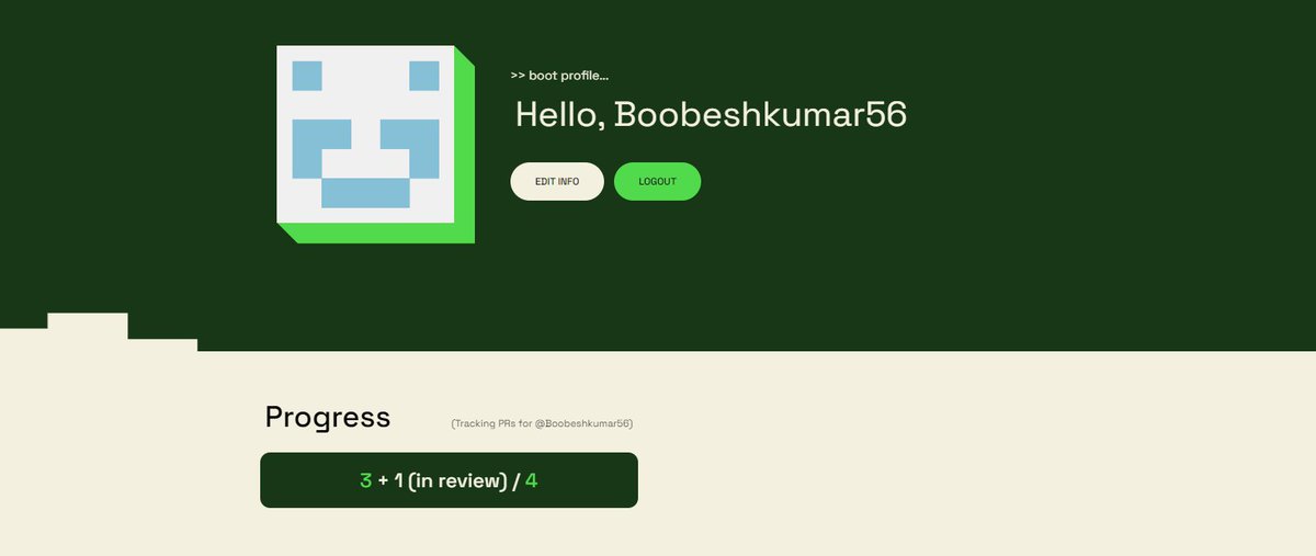 Boobesh91528197's tweet image. @todayJavaScript🌟 Just completed my 3rd Hacktoberfest pull request and I’m super excited! 🎉 Can't wait for the final verification. This is my first contribution, and it feels amazing to be part of such a fantastic community! 🚀 #Hacktoberfest #FirstContribution #OpenSource