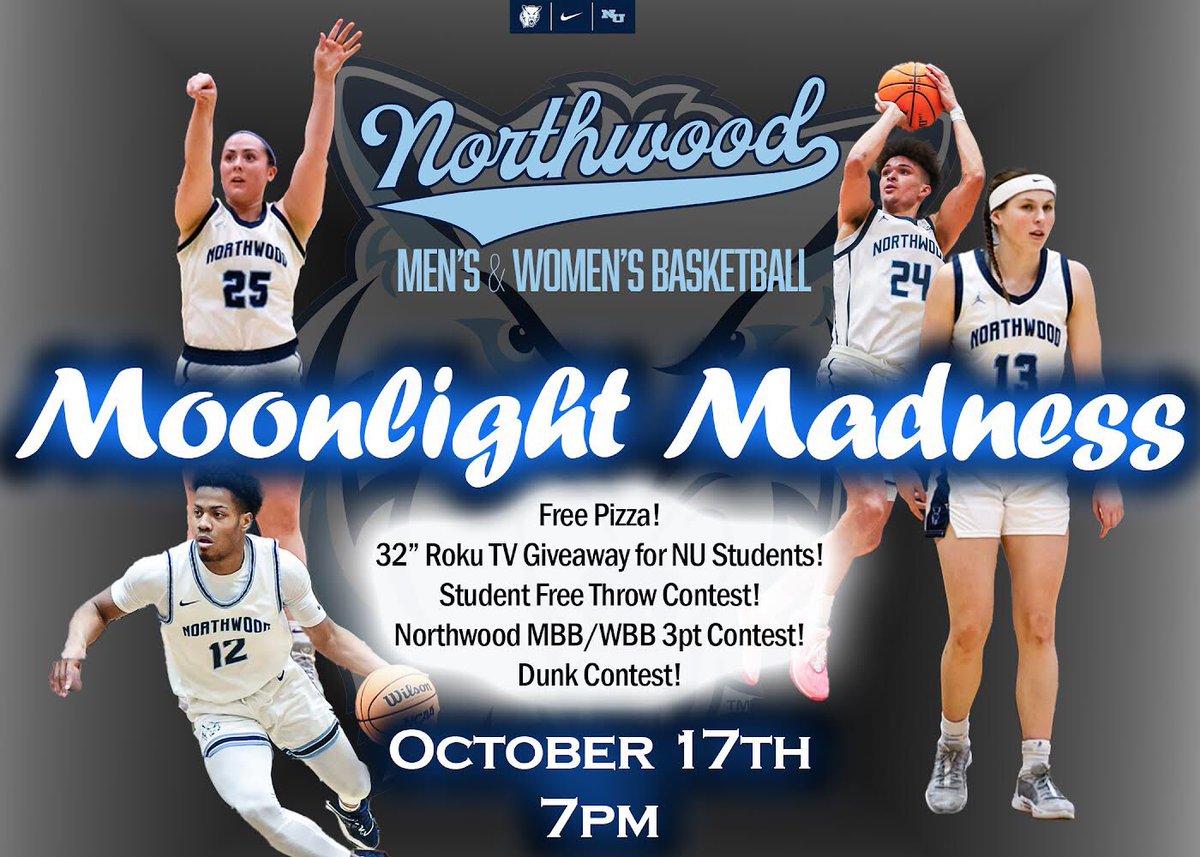 Northwoodmbb's tweet image. NU STUDENTS‼️

We are two days away! Come out for your chance to win great prizes and to watch your NU Basketball athletes compete in skills, shooting, and dunking competitions!