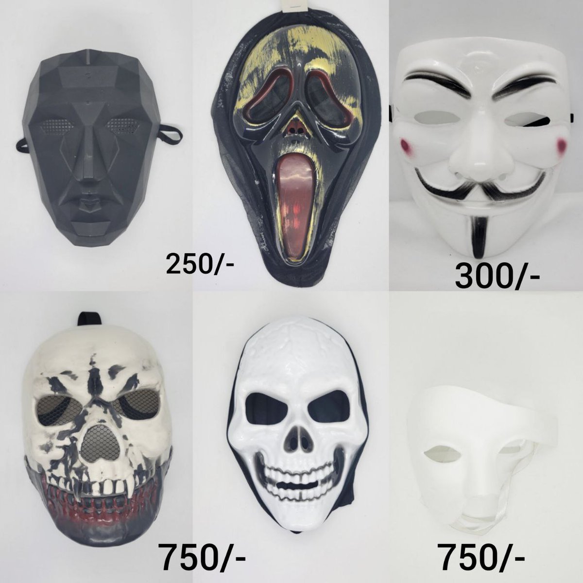 FireworksHigh's tweet image. Halloween party mask available in wholesale and retail

visit us in Nairobi, Imenti House,Along moi avenue

For orders and inquiries, kindly call or Whatsapp 0707479109

We also do delivery countrywide
#DeputyPresident #Hanifa