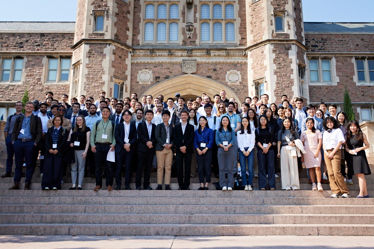 egsc_wustl's tweet photo. 🎉 Huge thanks to all 67 economics/finance PhD students who gathered at WashU from across the country and world! It was inspiring to see so many brilliant minds present papers and connect. Wishing you all the best on the job market and in all your future endeavors!  #EconTwitter https://t.co/54xxLHSYmM