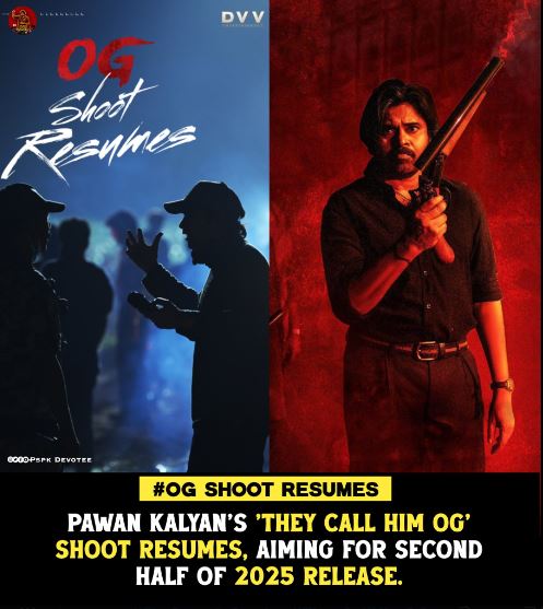OG Shoot Resumes

#PawanKalyan  #TheyCallHimOG #OG