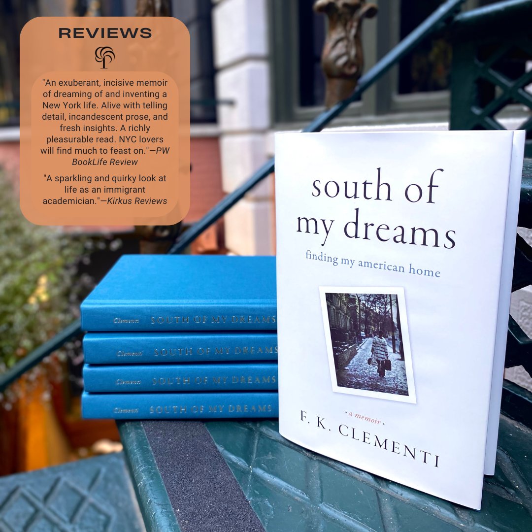 University of South Carolina Press (@uscpress) on Twitter photo Happy Pub Day to USC Professor, F.K. Clementi! Her debut memoir South of my Dreams follows the adventures and misadventures of Fania, a quixotic heroine, who dreamed all her life of making it big in New York City. Don't miss the book launch at <a href="/All_Good_Books/">All Good Books</a> this evening at 6pm Happy Pub Day to USC Professor, F.K. Clementi! Her debut memoir South of my Dreams follows the adventures and misadventures of Fania, a quixotic heroine, who dreamed all her life of making it big in New York City. Don't miss the book launch at <a href="/All_Good_Books/">All Good Books</a> this evening at 6pm