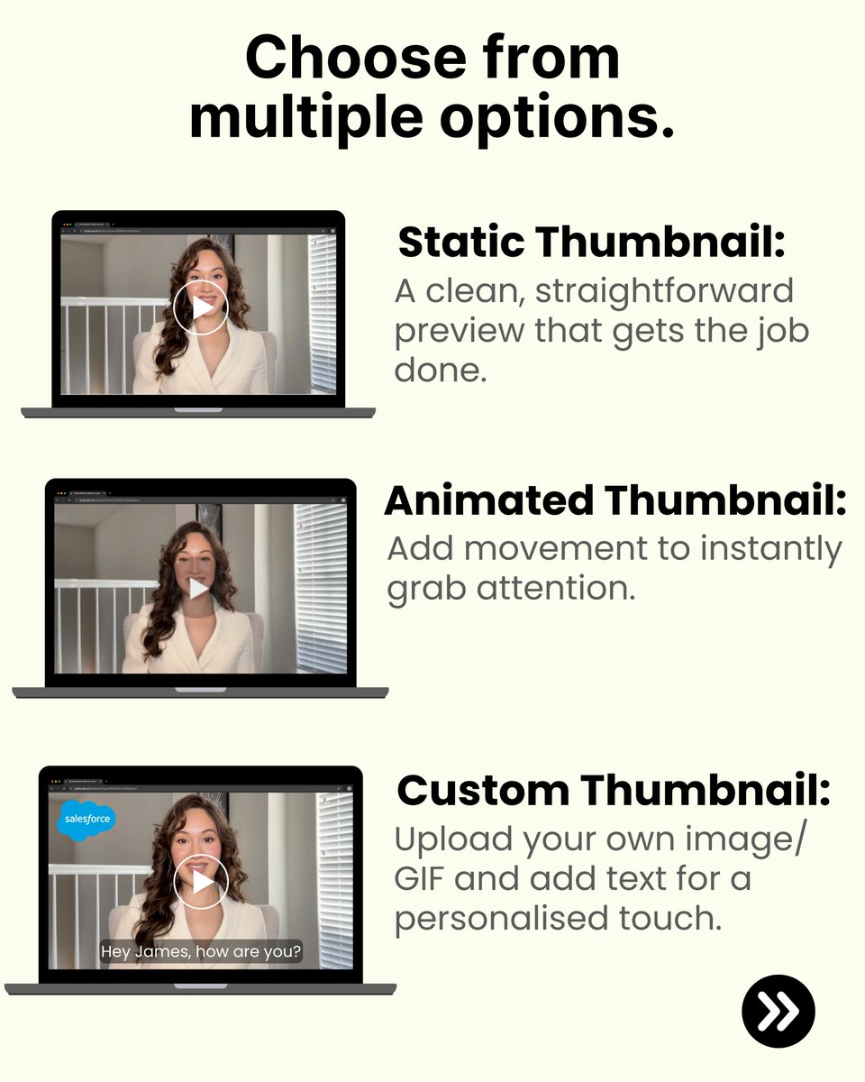 Maximize Your Video’s Potential with the Right Thumbnail! 📈✨

Thumbnails do more than just look good—they’re the key to grabbing your audience’s attention! 👀 

Whether it’s static, animated, or fully custom, the perfect thumbnail can elevate your video’s performance and boost