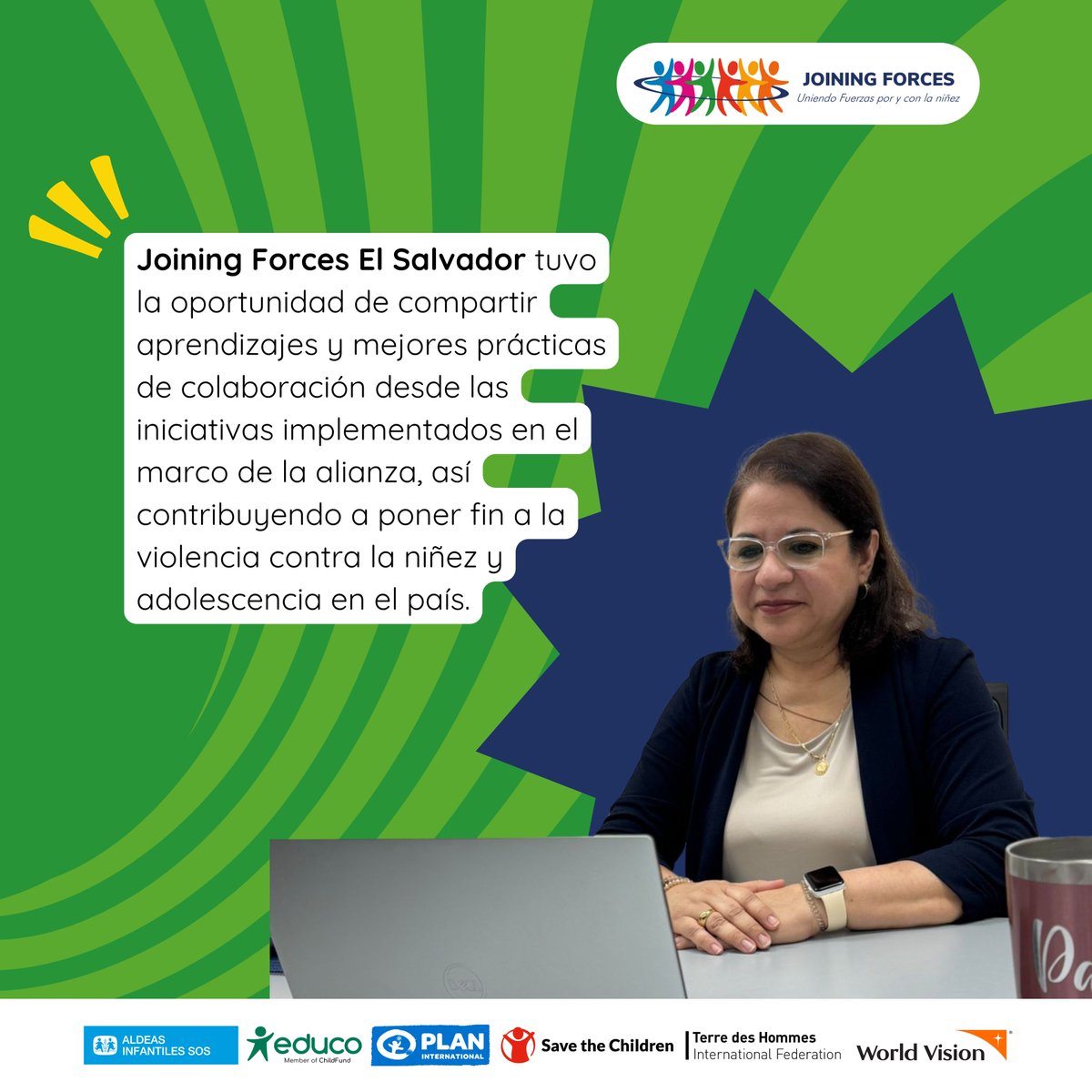 JoiningForcesSV's tweet image. El pasado 8 de octubre se llevó a cabo una llamada regional con la participación de CEOs y líderes nacionales de las organizaciones que integran #JoiningForces. El objetivo fue destacar las mejores prácticas y subrayar la importancia de contar con la alianza en cada país.