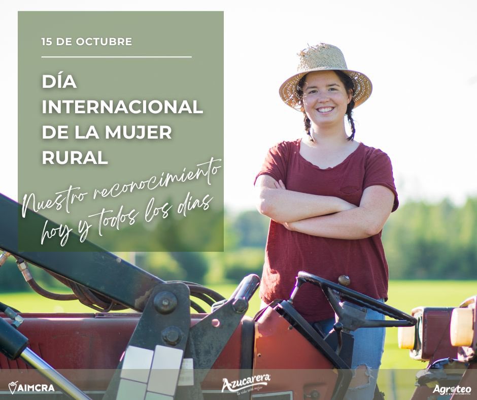 ¡Hoy es el día de todas las mujeres que viven y trabajan en las zonas rurales! 🌱

En especial, reconocemos la labor de las mujeres remolacheras en este día y todos 👏🏻🙌🏻🌱

#DíaInternacionalDeLaMujerRural 💚