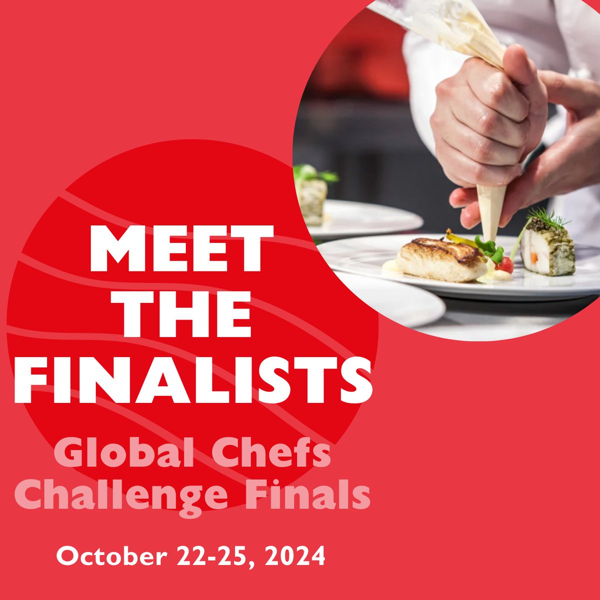 WACSworldchefs's tweet photo. Meet the Global Chefs Challenge finalists! These chefs are ready to compete for gold next week in Singapore 🇸🇬

Register to attend at https://t.co/77Iec3BsVv 🔗

#ThisIsWorldchefs #WorldchefsCongress2024 #WorldchefsCongress #Singapore #GCC #GlobalChefsChallenge https://t.co/NRMn9dYlSN