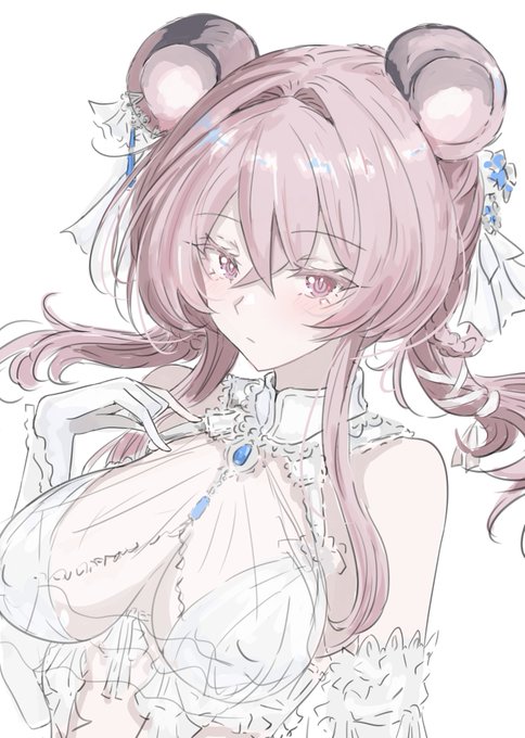 ドレスの色、色々試したけど仮置きしてた白が一番いいや。
色を選ぶセンスが足らん。 