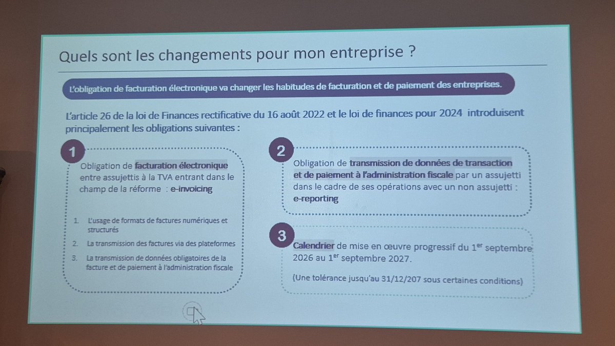 Réunion <a href="/ReseauReseaux/">Roissy Entreprises</a> Roissy Entreprises. "La facturation électronique" Une obligation pour nos entreprises 2026.